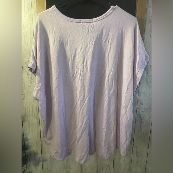 NWT Buffalo David Britton Lilac XL Short Sleeve Blouse - Picture 3 of 3